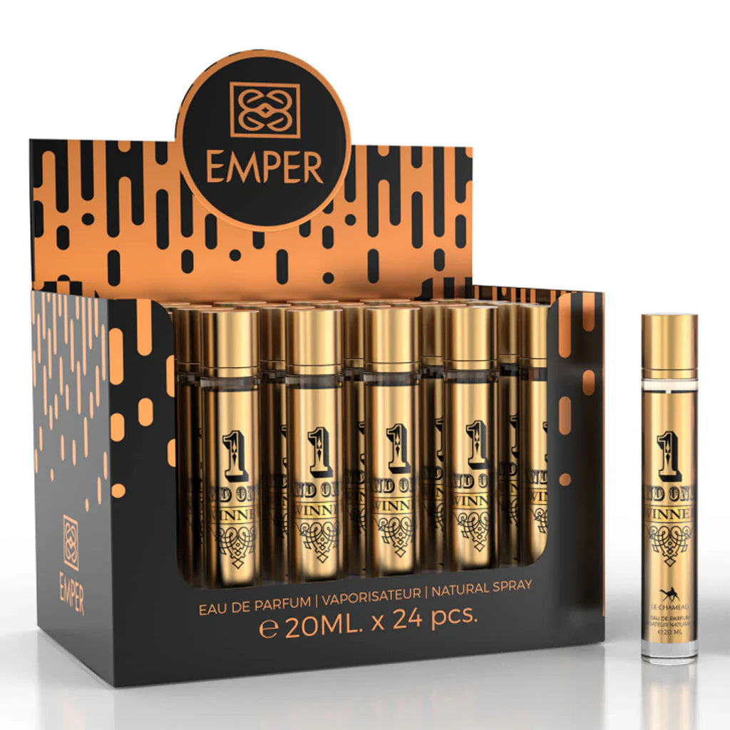 Le Chameau 1 And Only Winner Eau De Parfum 23x 20ml Plus 1 Free Tester
