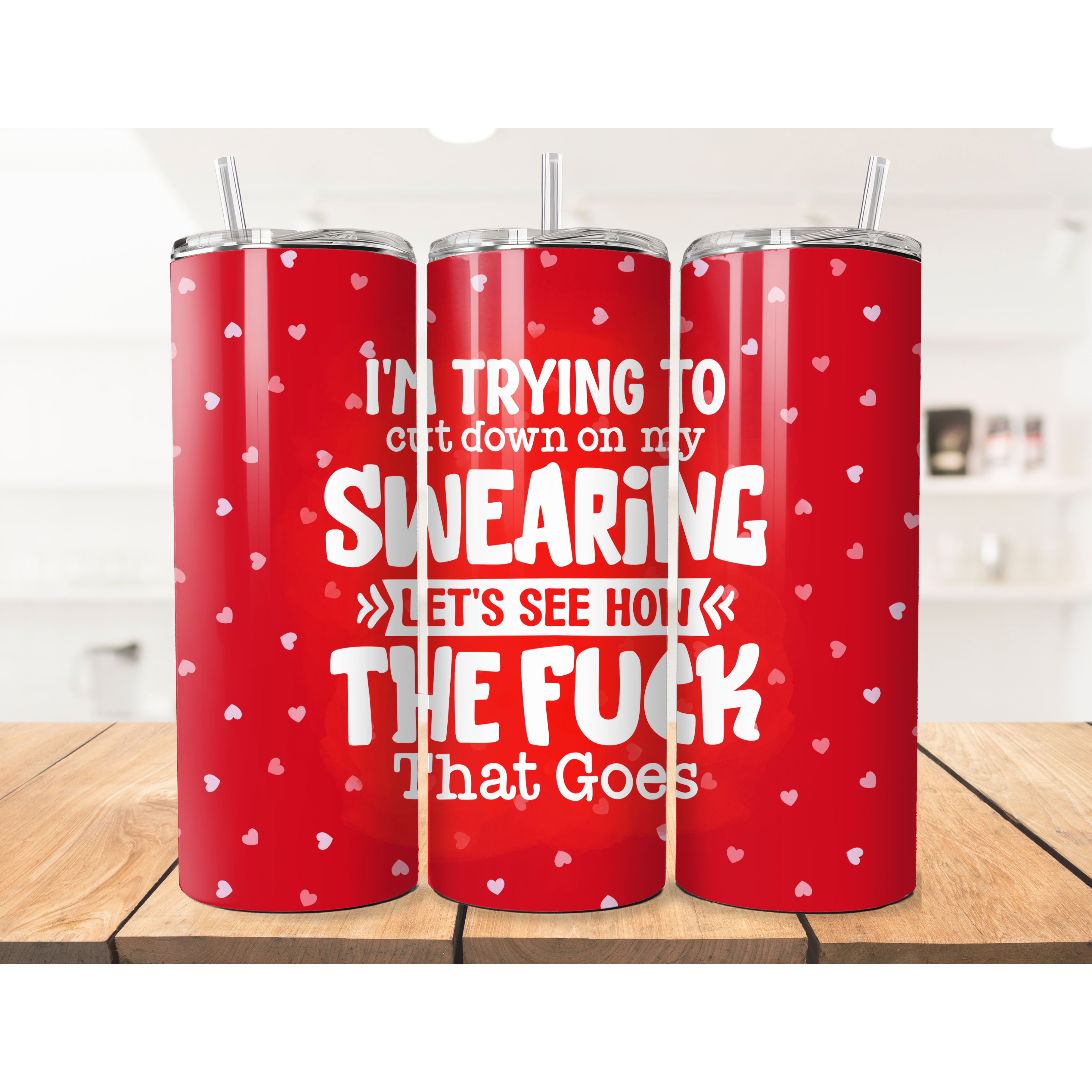 Cheeky Swearing 20 oz  Tumbler