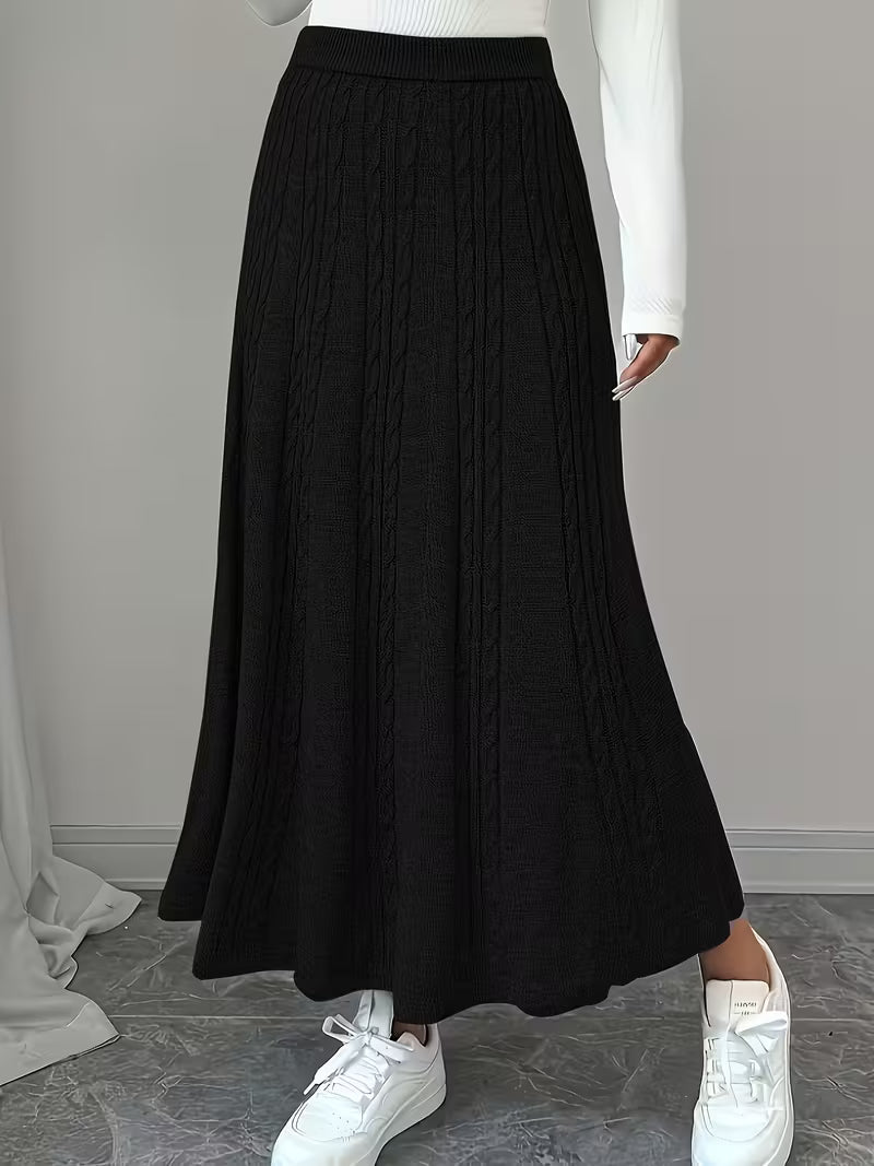 Curve Long wool skirt 16-24