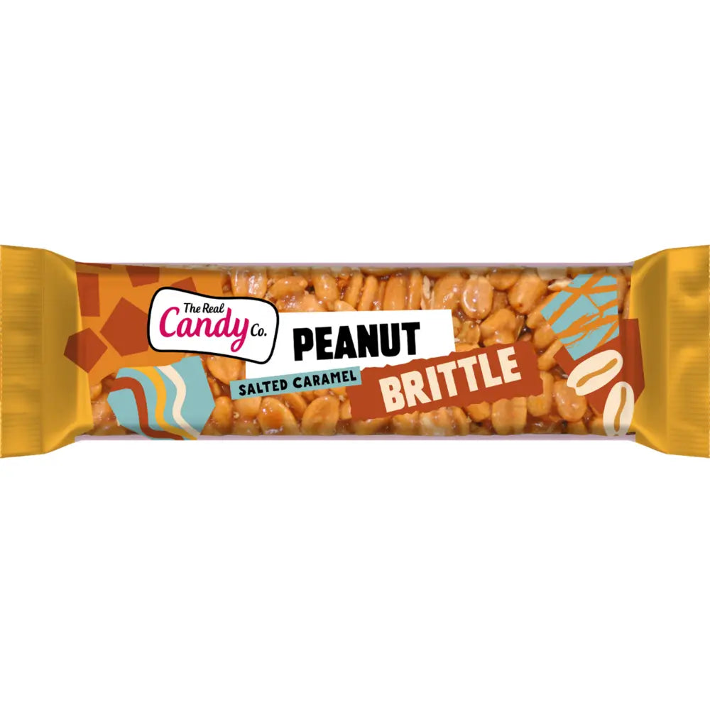 Salted Caramel Peanut Brittle Bars 100g