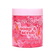 Sunkissed Soap & Scrub Strawberry Swirl Whipped Body Cleanser - 250g
