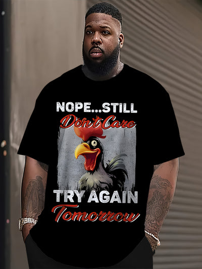 Let's Try Again Tomorrow with a Humorous T-Shirt, 46-60