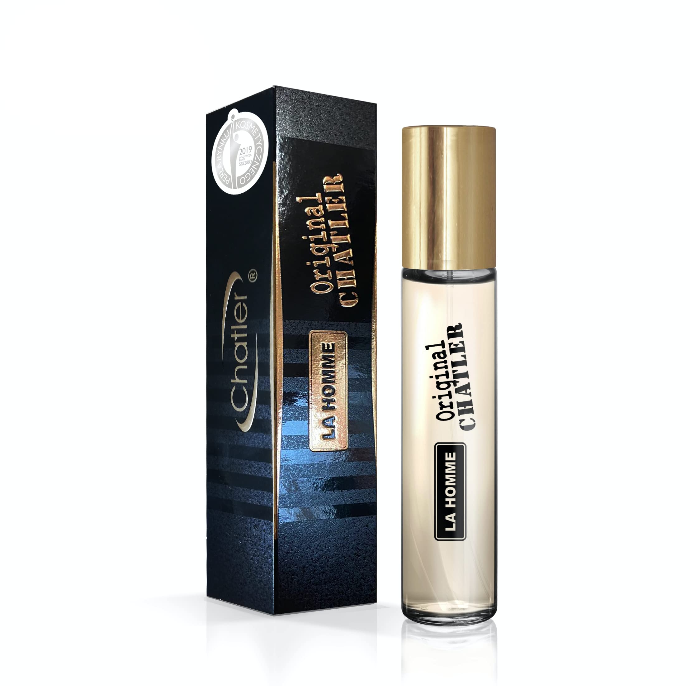CHATLER 5x Original La homme chatler Men Eau De Parfum 30ml plus free tester