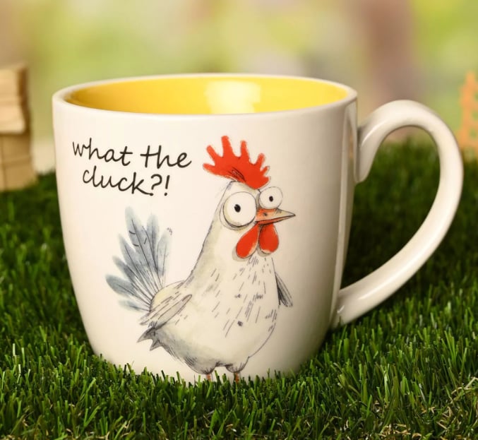 The Funny Farm Mug - "What the Cluck"