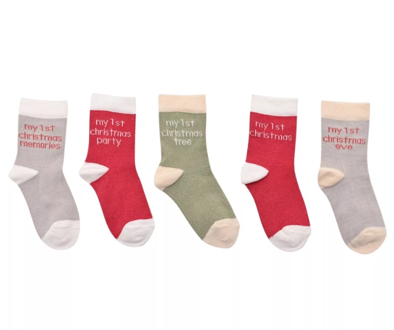 Bambino Socks My First Milestones 6-12 Months Pack of 5 Pairs