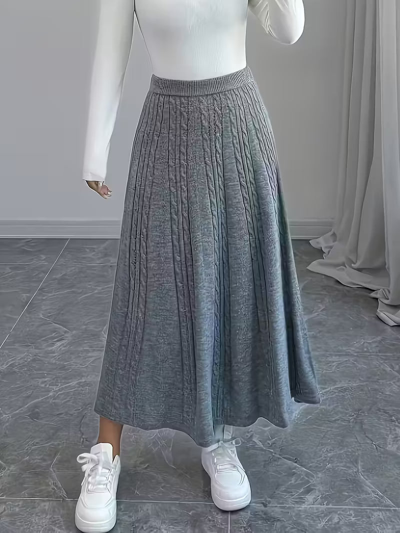 Curve Long wool skirt 16-24