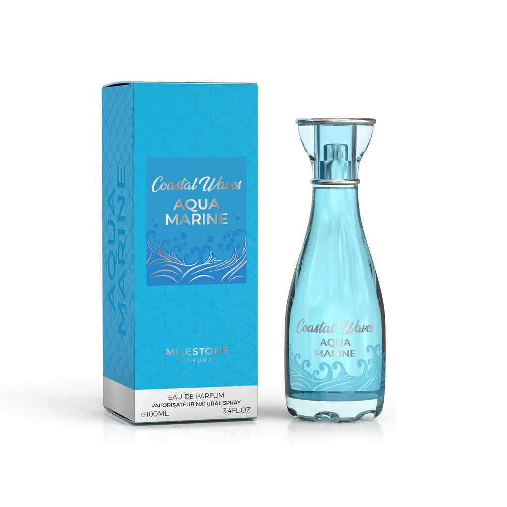 MILESTONE COLLECTION COASTAL WAVES AQUA MARINE 100ml  x 4