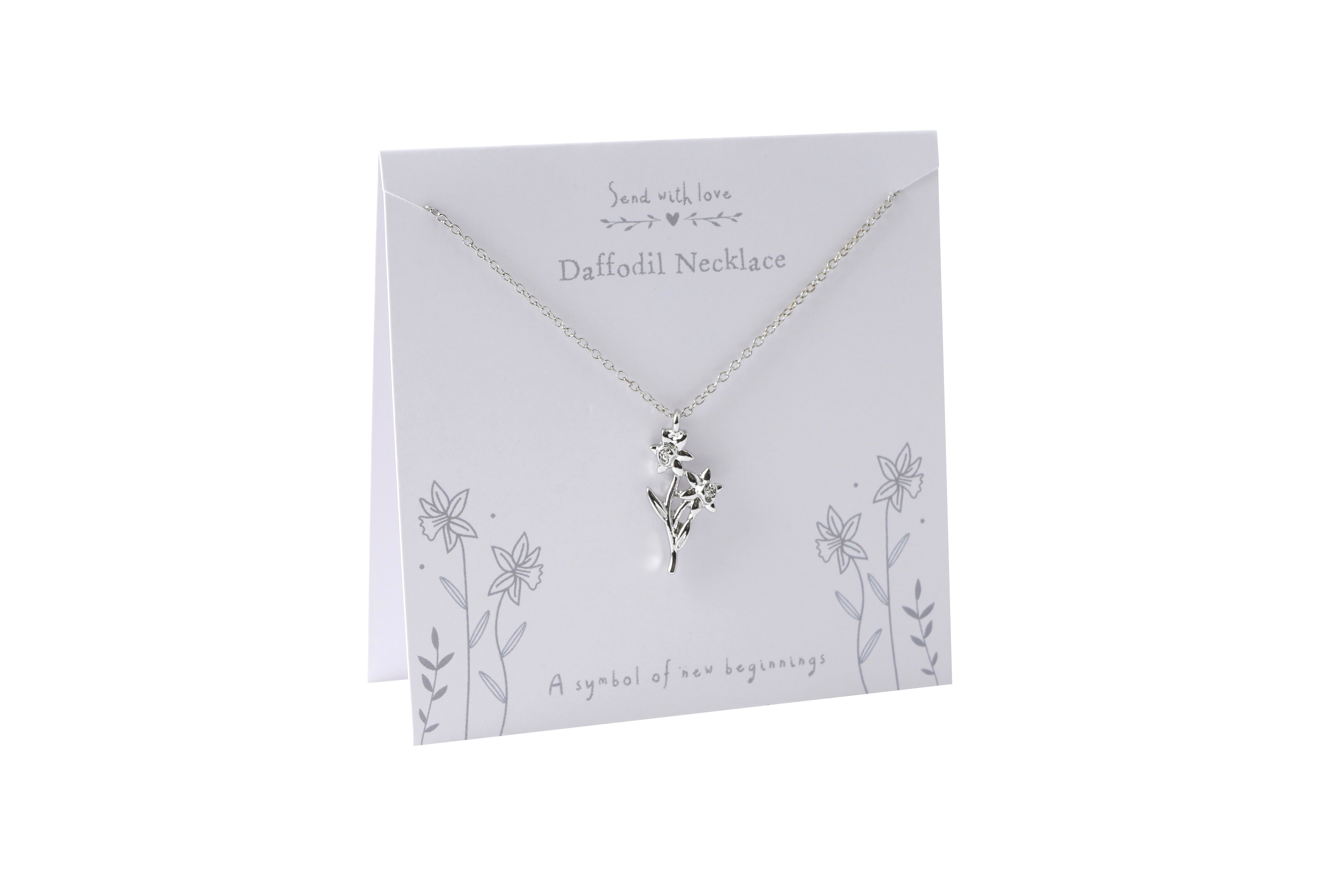 Send With Love Daffodil Necklace