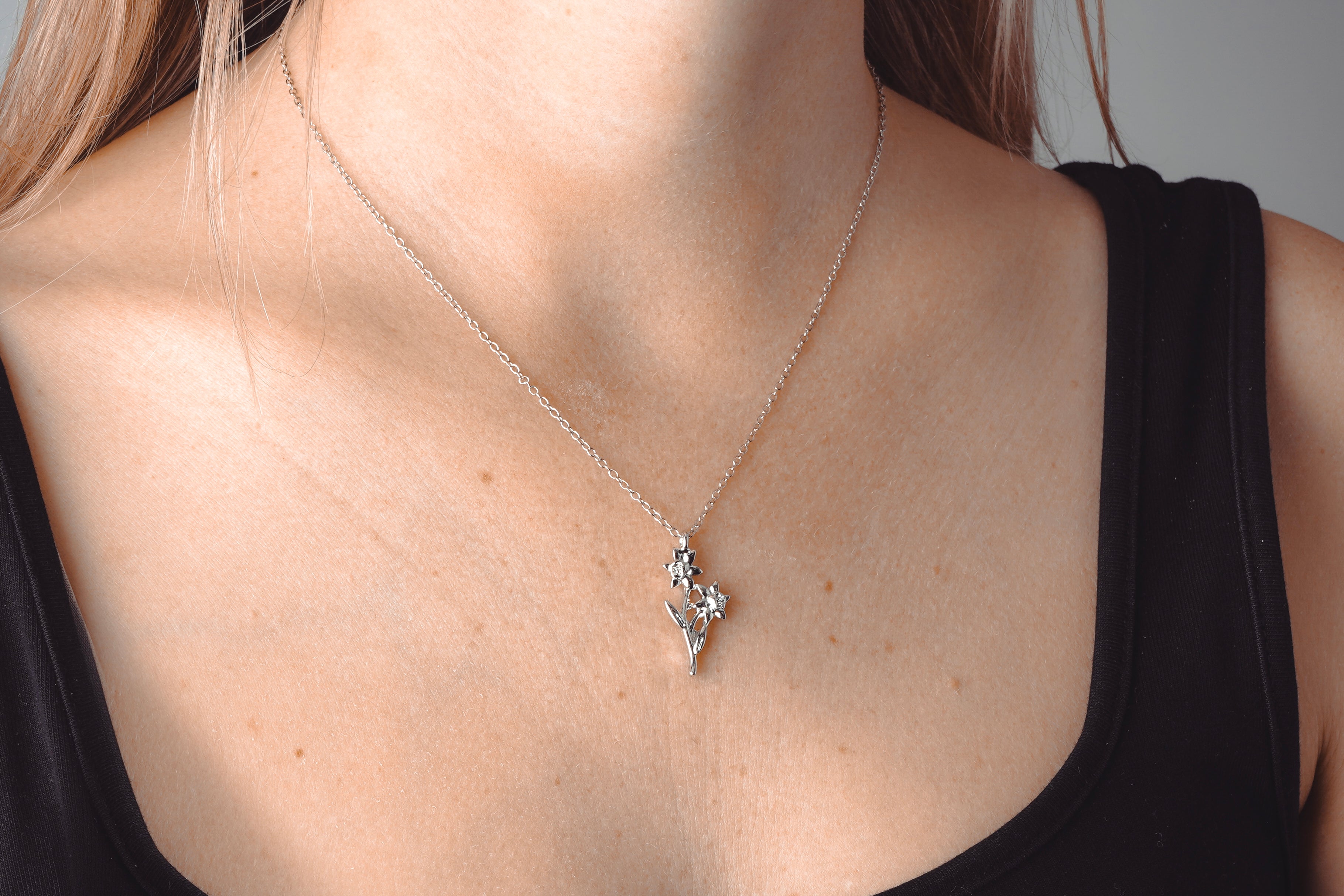Send With Love Daffodil Necklace