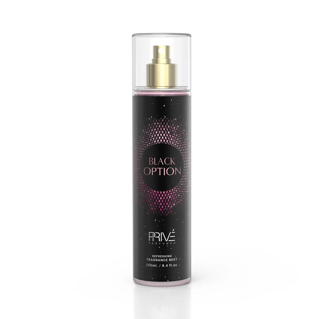 PRIVE Black Option (Pour Femme) - Body Mist - 250ml