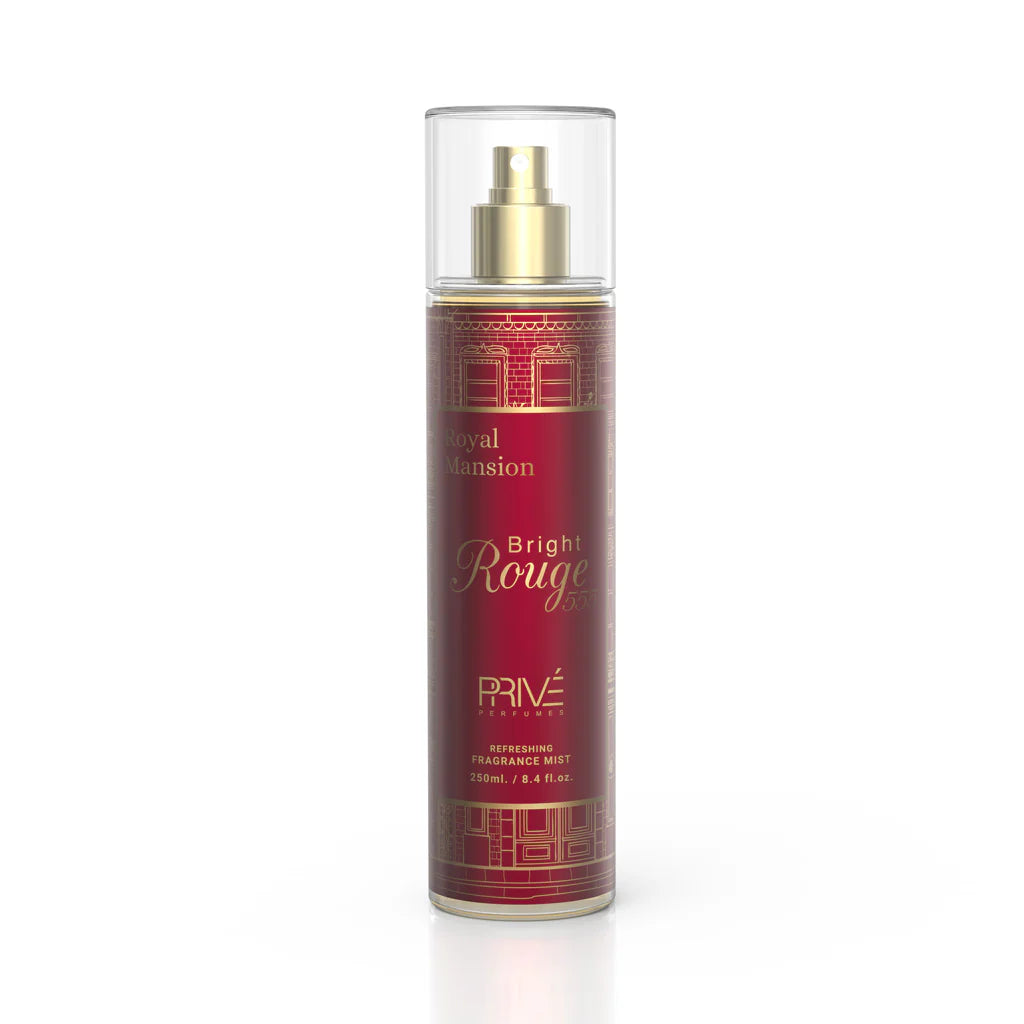 PRIVE Bright Rouge 555 - Body Mist - 250ml