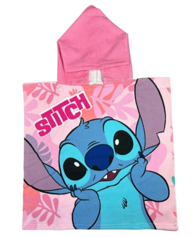 Official Lilo & Stitch Kids Hooded Towel Poncho
