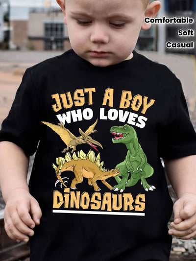 Just A Boy Who Loves Dinosaurs T-Shirt