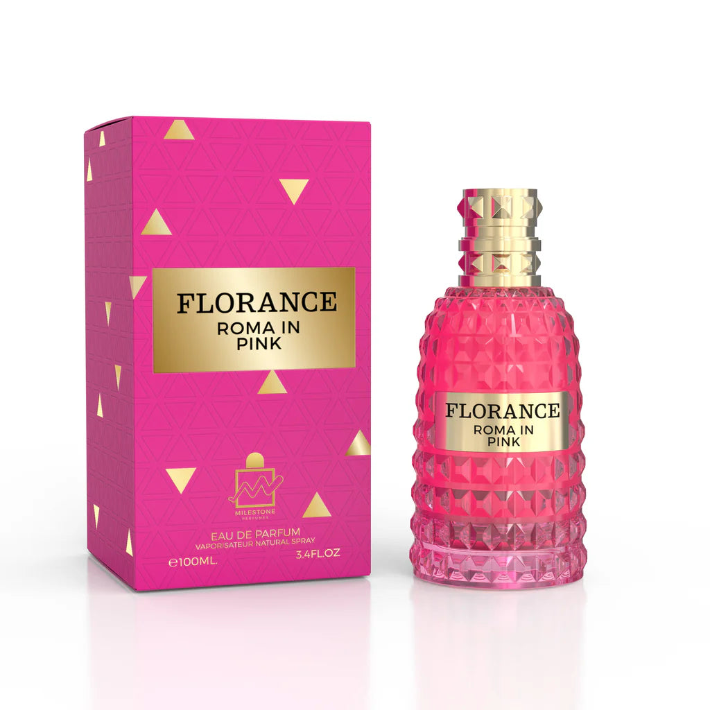 MILESTONE COLLECTION FLORANCE ROMA IN PINK 100ml  x 4
