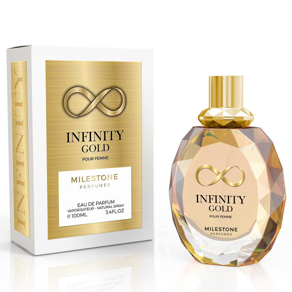 MILESTONE Infinity Gold Eau De Parfum 100ml x 3