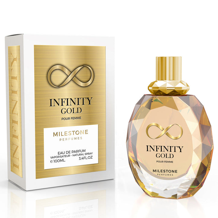 MILESTONE Infinity Gold Eau De Parfum 100ml x 3