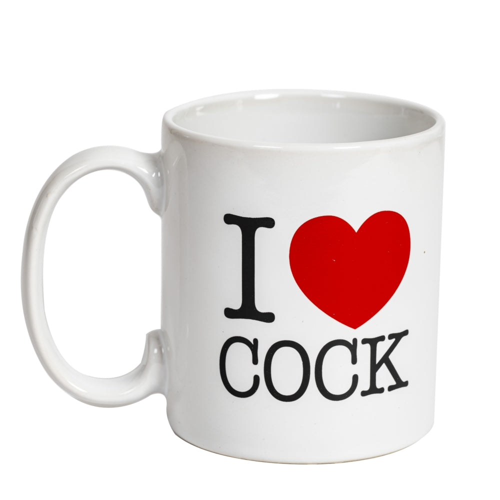 I Love Cock Mug - White