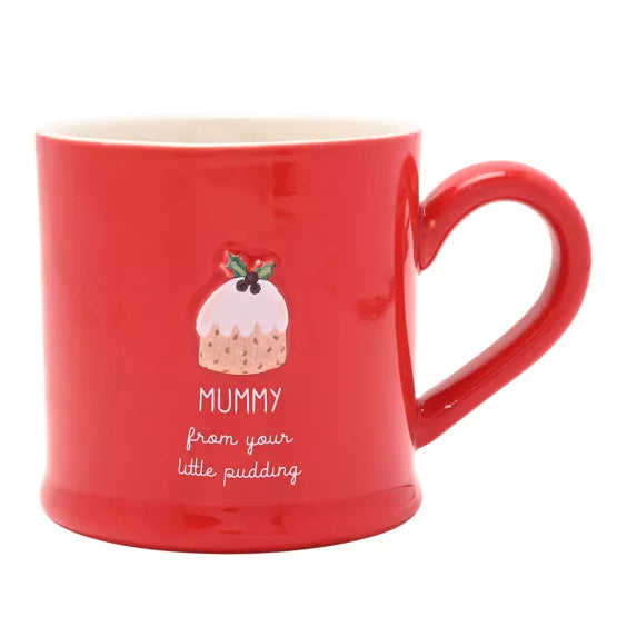 Love Life Christmas Embossed Mug - Mummy